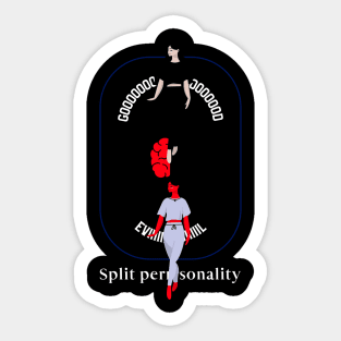 Split Personality Sticker